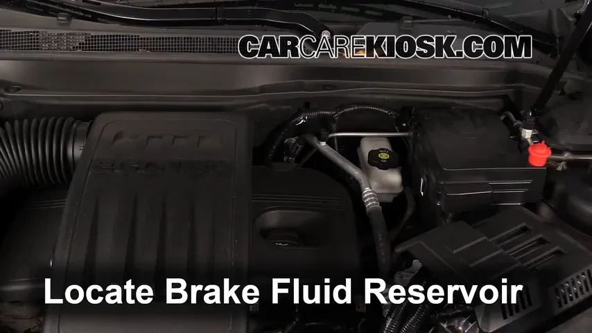 2011 GMC Terrain SLT 2.4L 4 Cyl. Brake Fluid Add Fluid